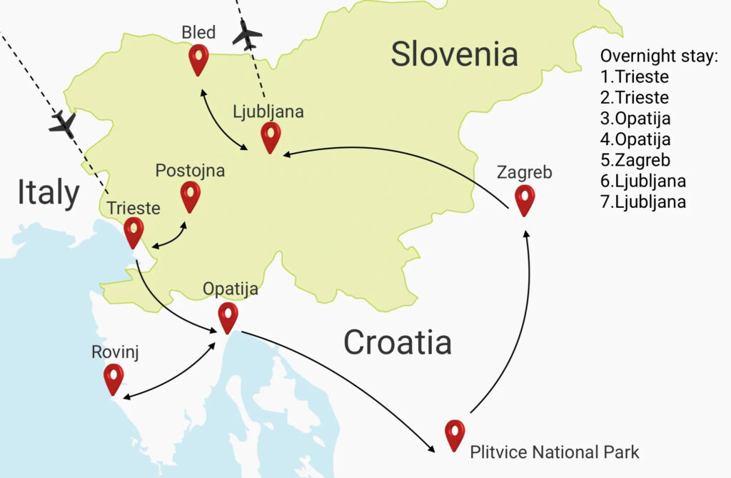 Tour of Slovenia and Croatian Istria