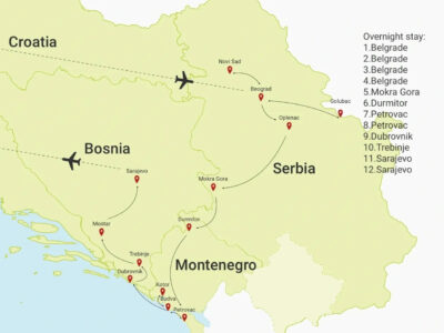 Balkan selection - a unique selection of destinations across four countries