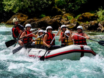 Tara River rafting experience with optional zip line package