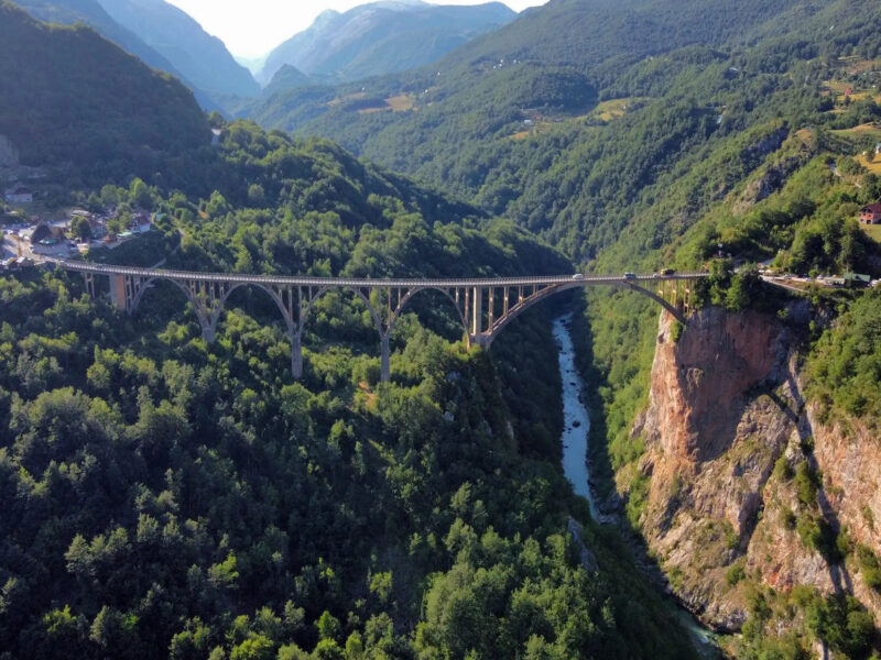 Tara River rafting experience with optional zip line package